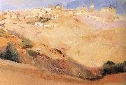 Joaquin Sorolla Toledo Landscape oil on canvas